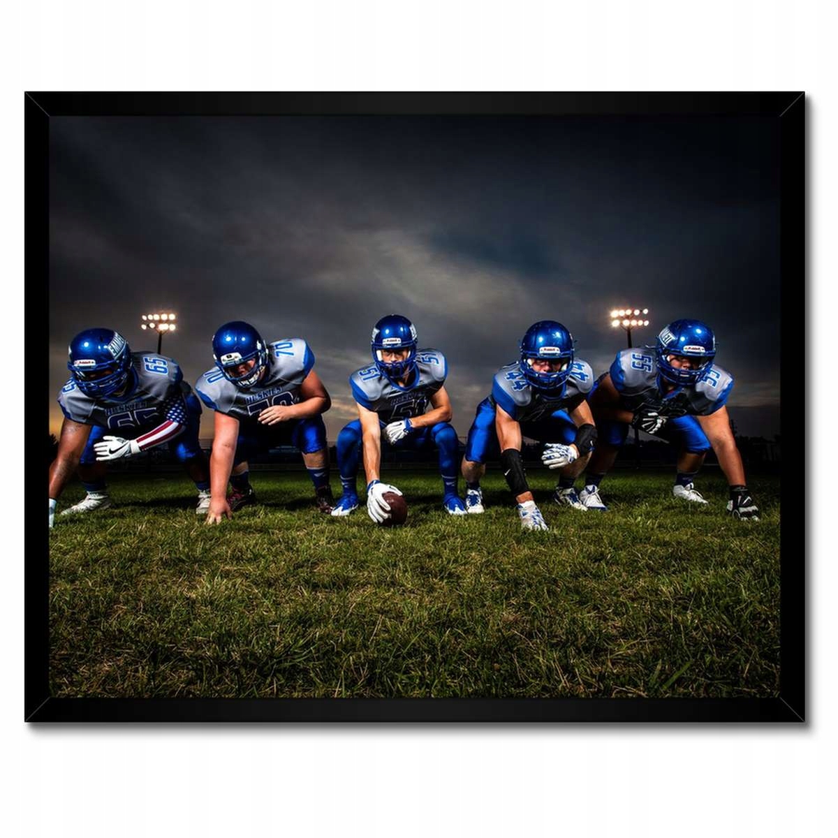 Plakáty v rámu 50x40 Rugby Pánský Sport Míč