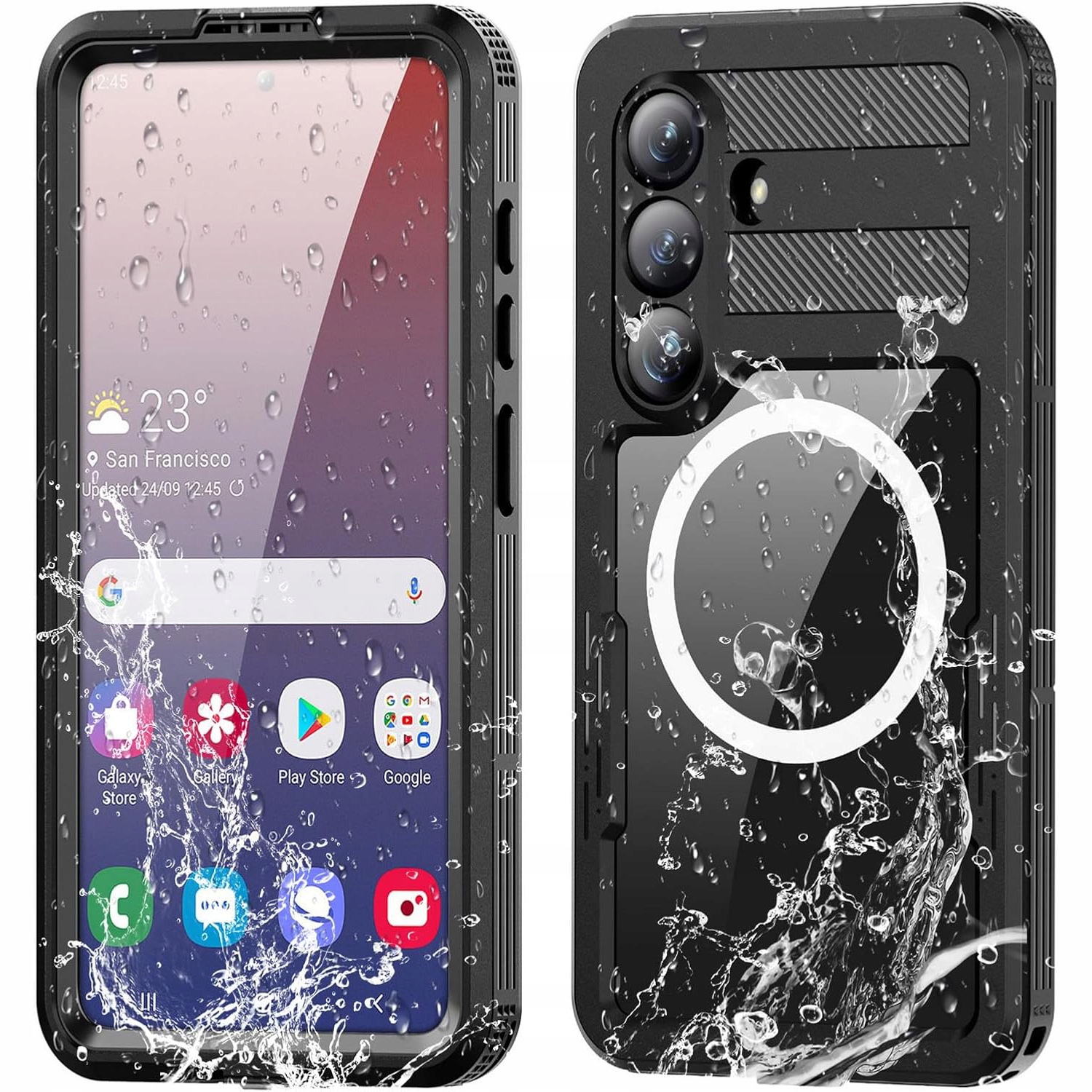 Etui pancerne wodoodporne do Galaxy S26+ Plus, magnetyczne pokrowiec cover