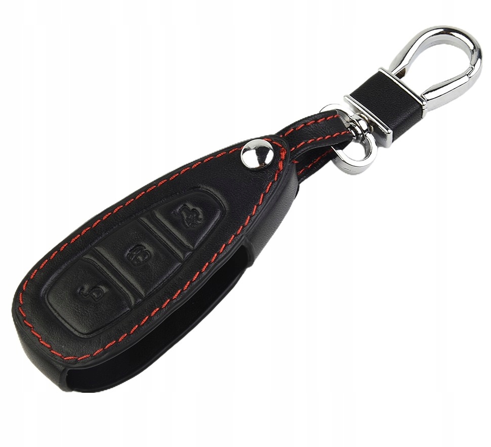 Etui pokrowiec na kluczyk Ford Mondeo Fokus Fiesta Skórzane 3D