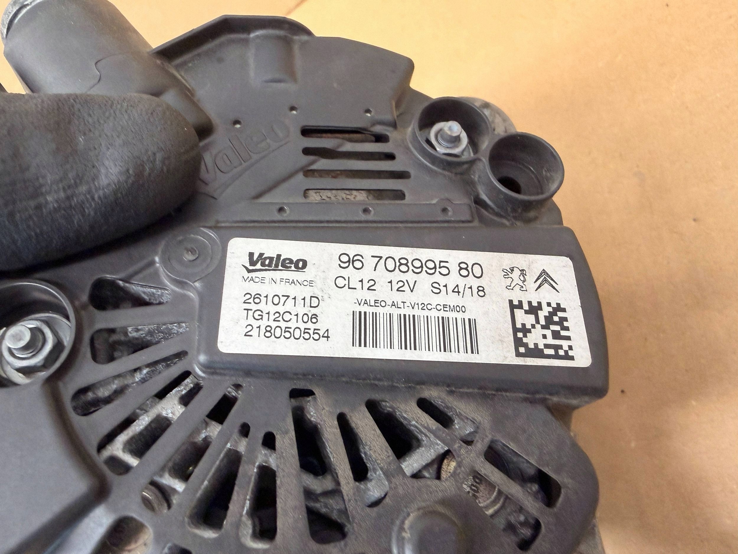 C3 Aircross 1.2 THP alternator 9670899580