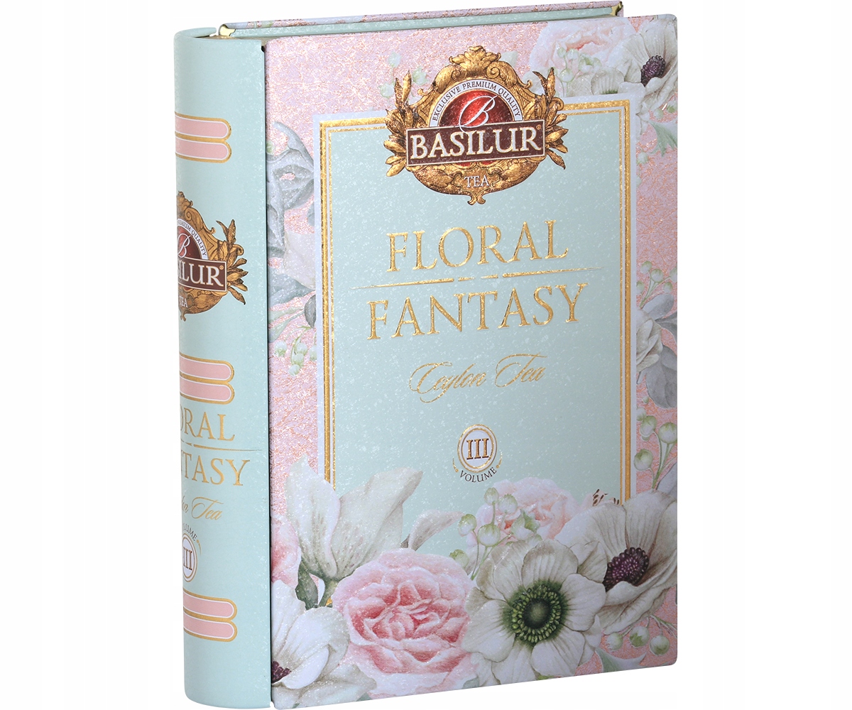 Čaj Floral Fantasy III Basilur Okvětní Lístky Růže sypaná Plechovka 100 g