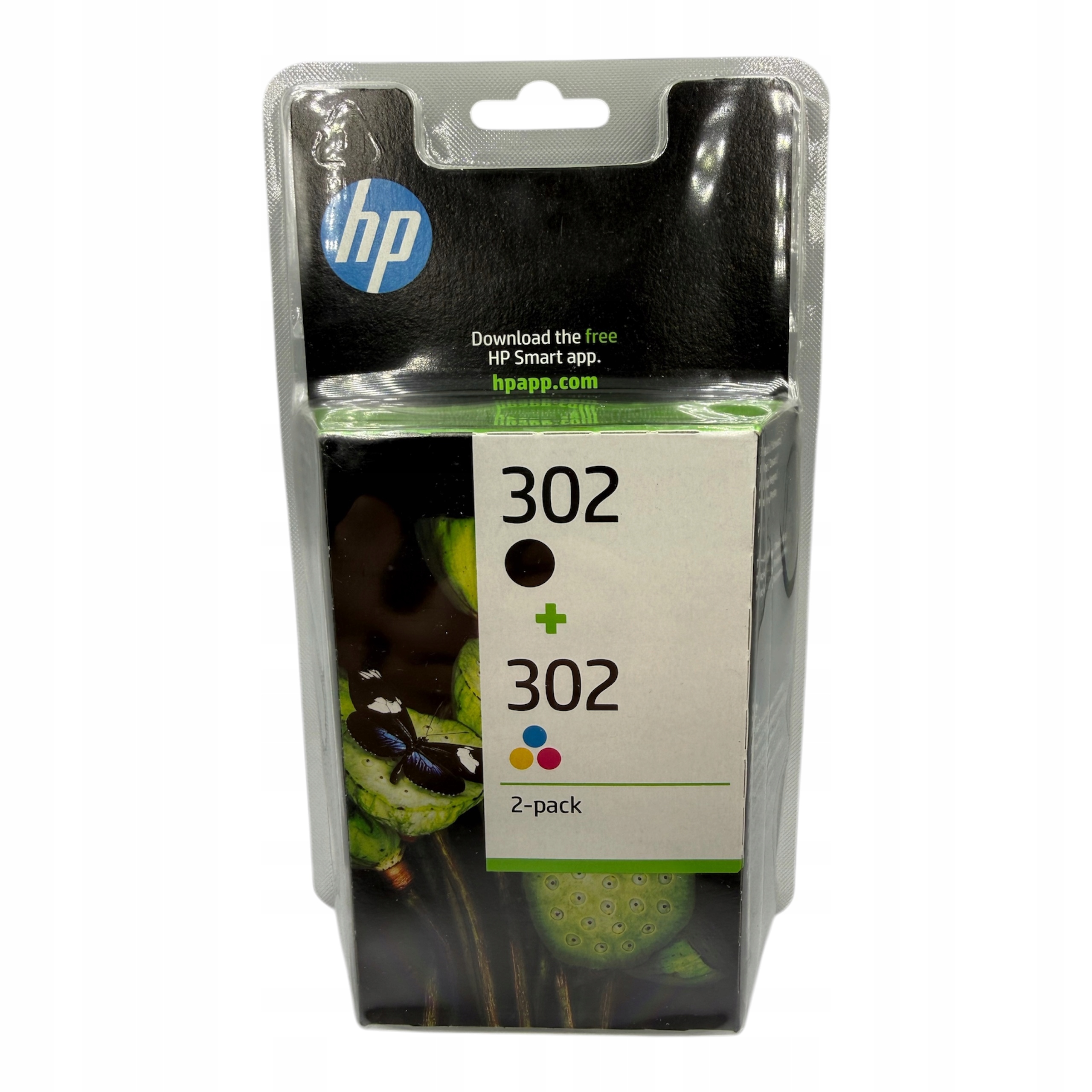 Inkoustová kazeta Hp 302 Černá Barevná X4D37AE 301 Originální balení 2 ks