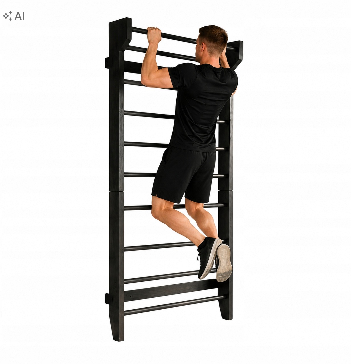 Drabinka Gimnastyczna Rehabilitacyjna 195 cm Do Ćwiczeń Domowa 120 kg