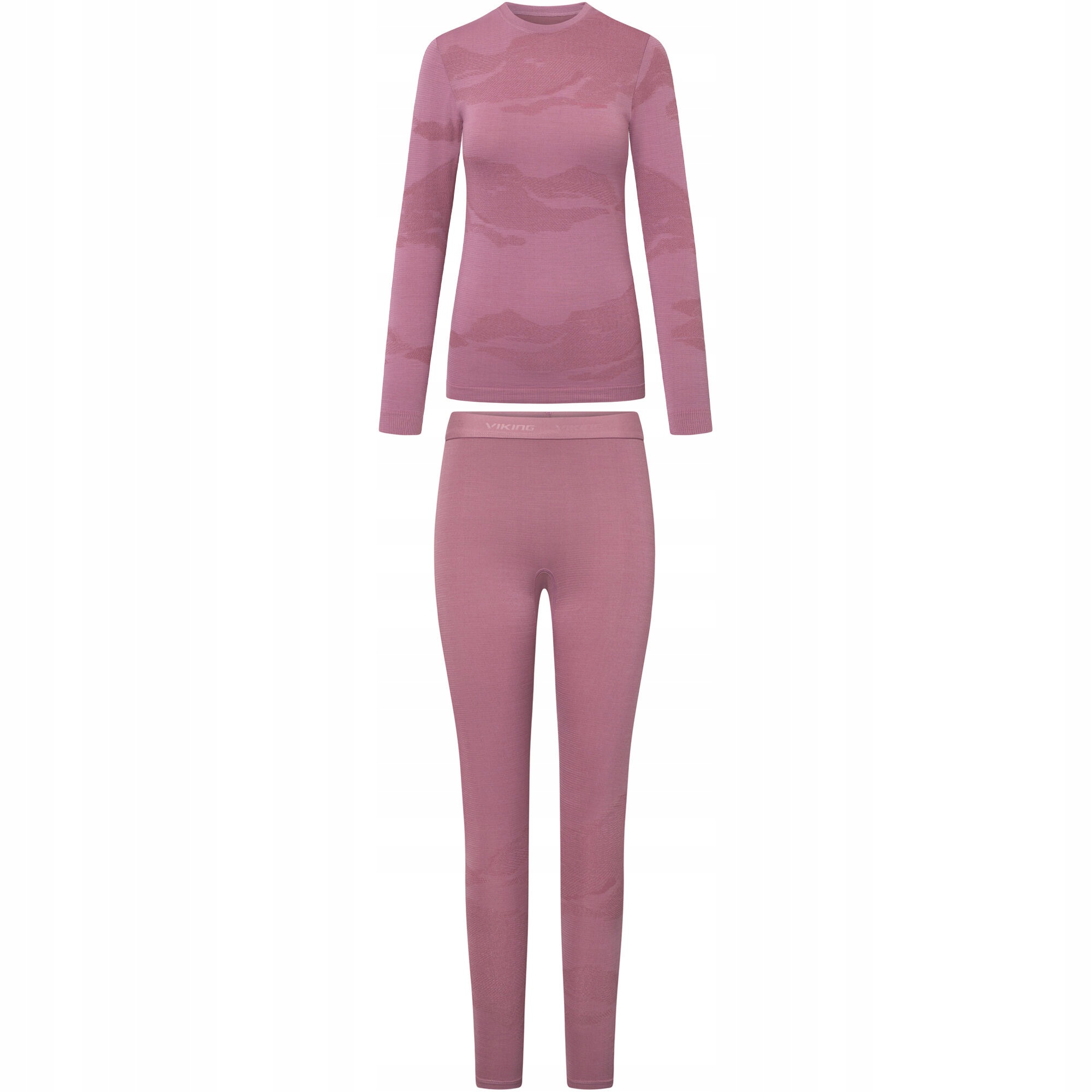 Bielizna termiczna damska Viking Set Gasher Lady Merino L róż