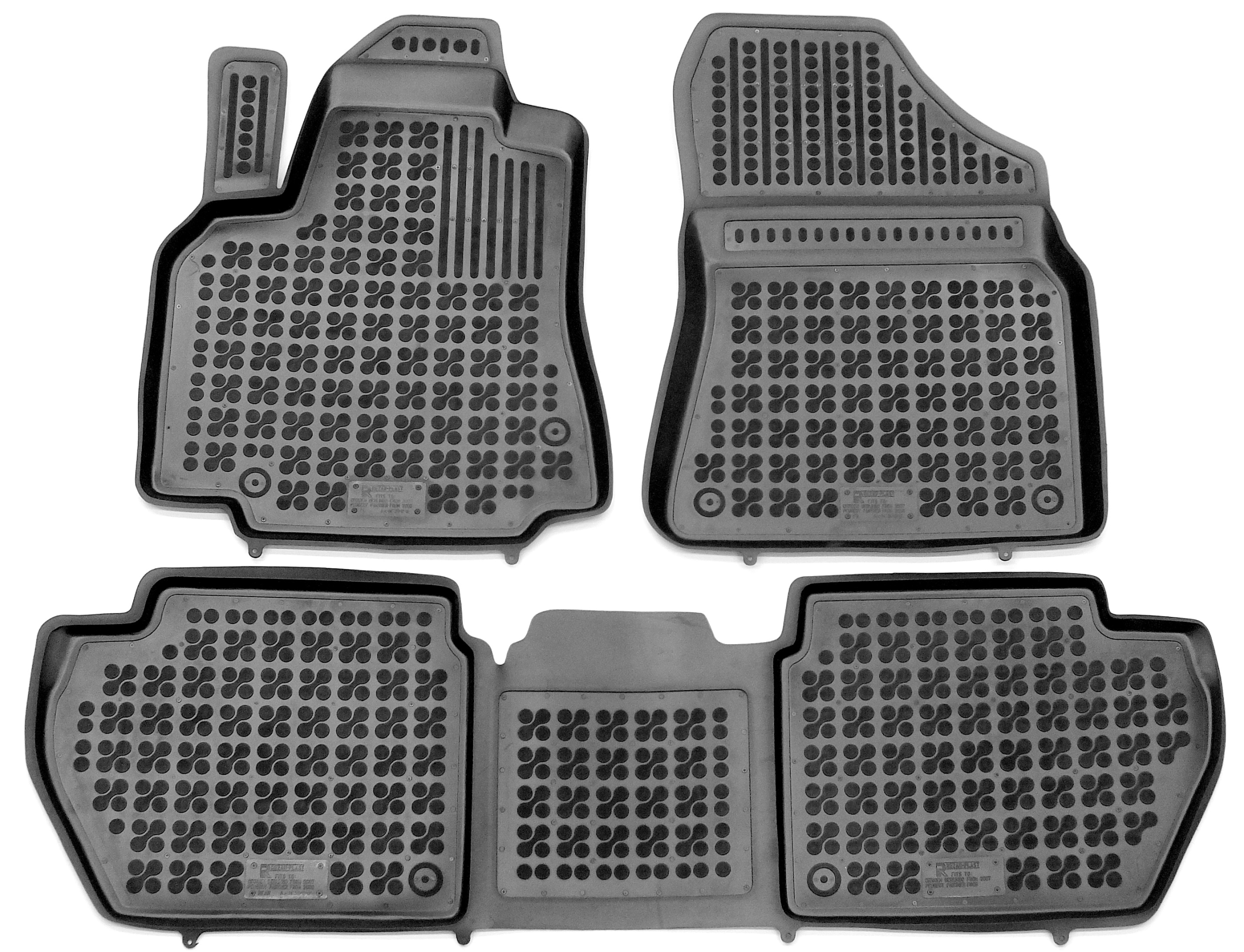 Peugeot Partner Тепі 2008 килимки резинові корита