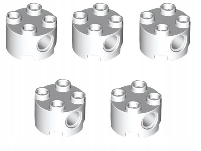 

Lego Klocek 2x2 Biały 6218899 17485 -5 Szt