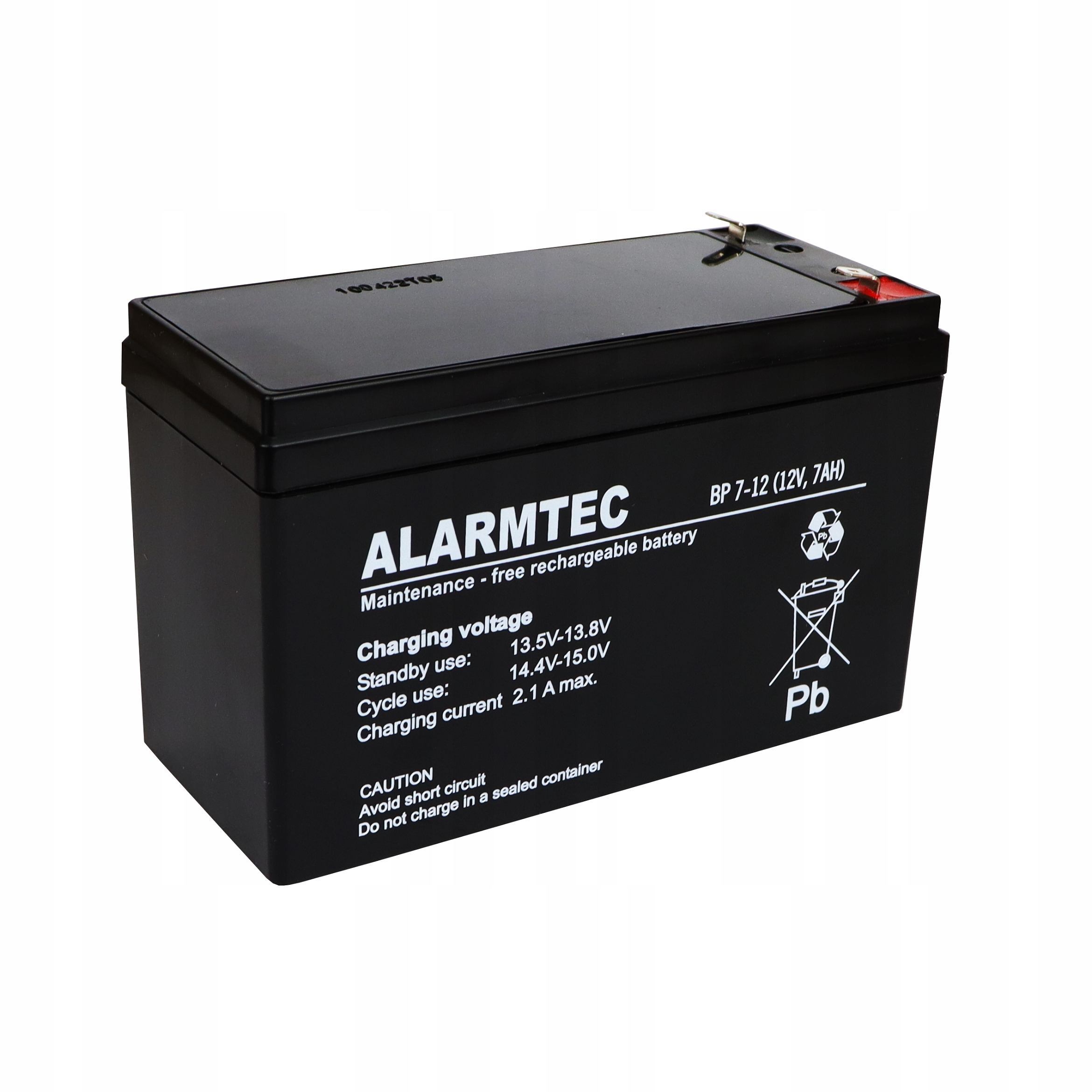 AKUMULATOR 7Ah 12V VRLA AGM UPS ALARM ALARMTEC Producent Alarmtec