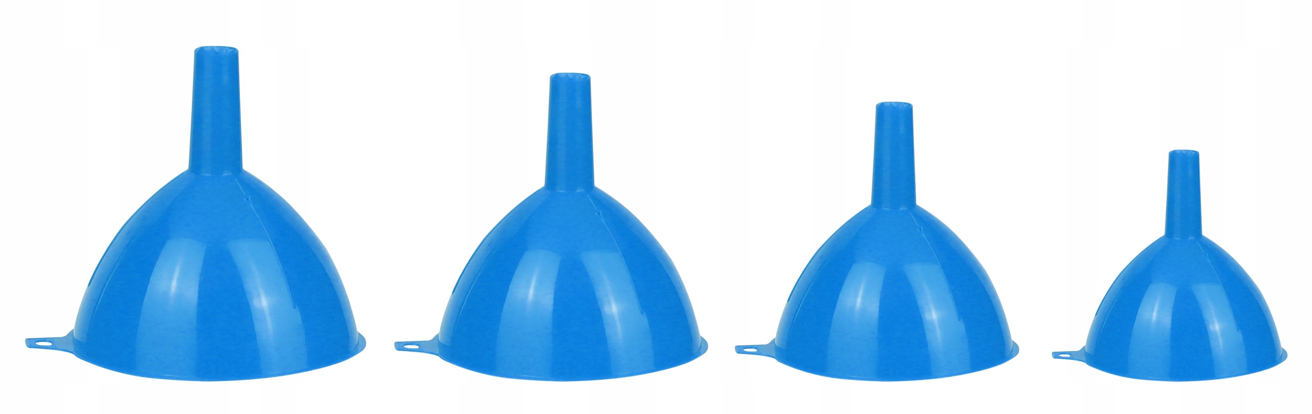 LEJKI LEJEK KUCHENNE KOMPLET 4 SZT PLASTIKOWE 50/75/95/115 mm Rodzaj zestaw