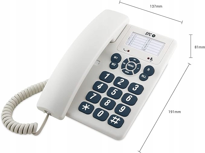 Telefon przewodowy SPC 3602 Marka SPC