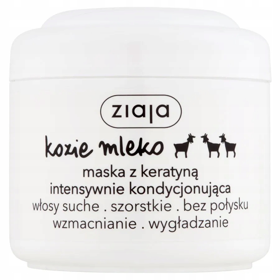 

Kozie Mleko maska z keratyną intensywnie kondycjon