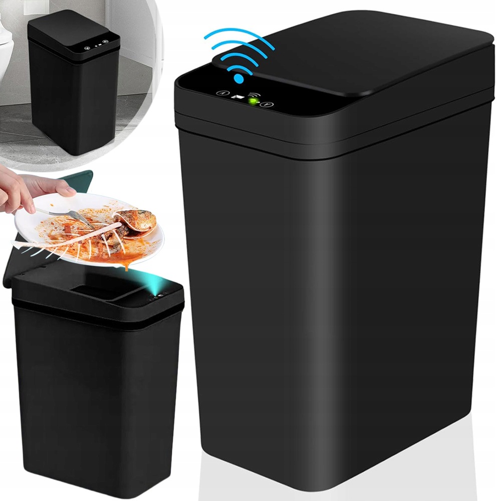 Automatický Odpadkový Koš S Pohybovým Senzorem 12 L A Smyčkou Na Abs Sáček