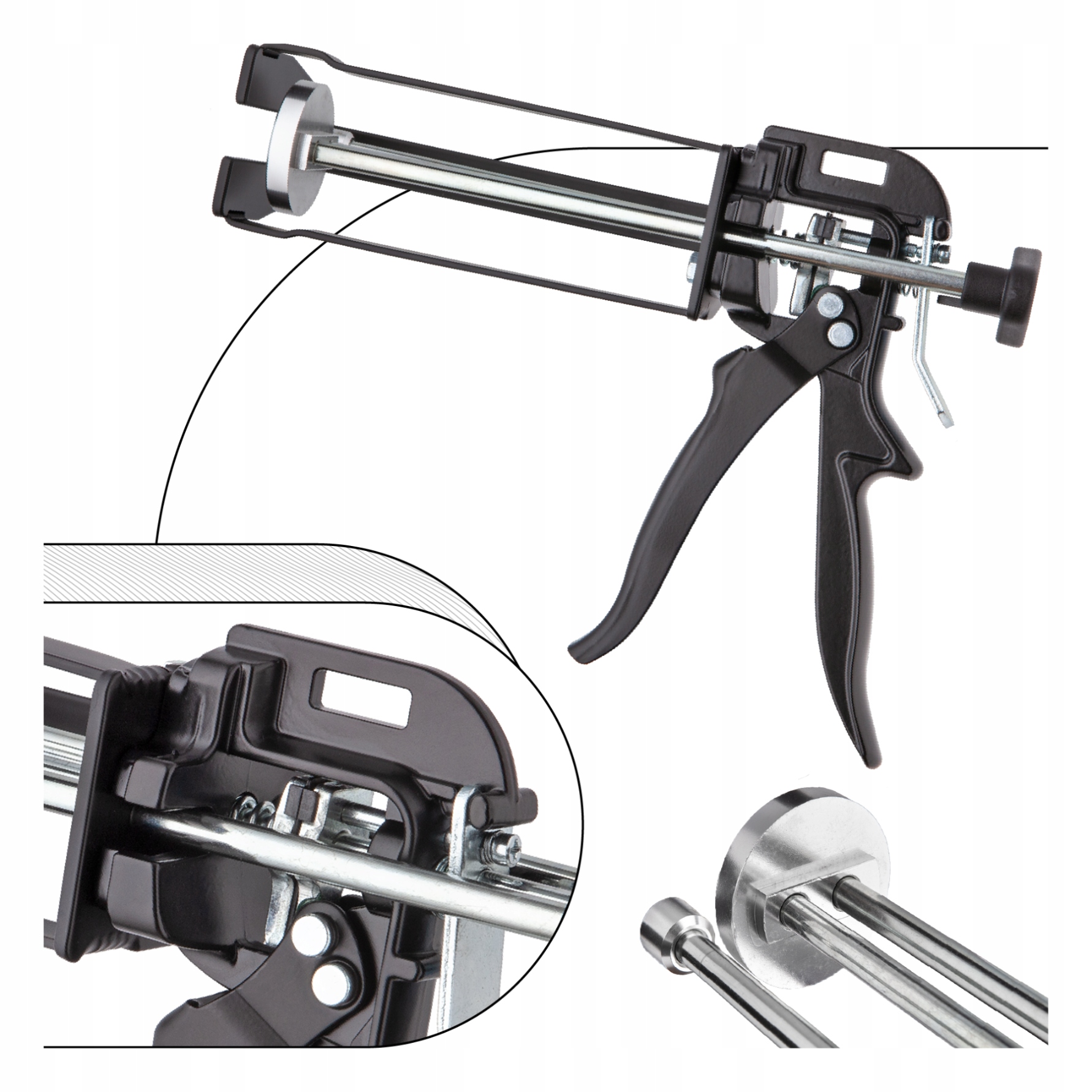 Odšťavňovač pro chemickou kotvu Pistole na epoxidové lepidla 250 ml 10:1