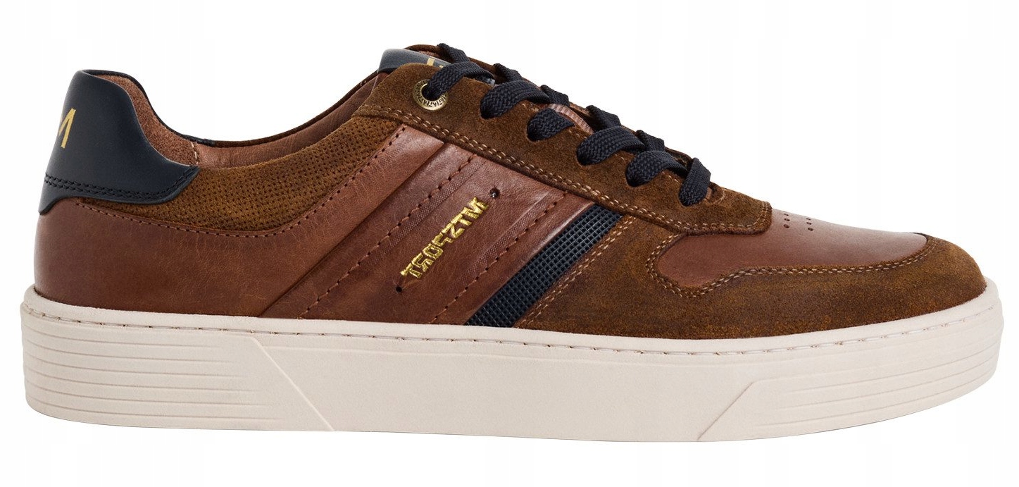 Pánské Sportovní Boty Módní Hnědé Ležérní Tenisky Marco Tozzi 44