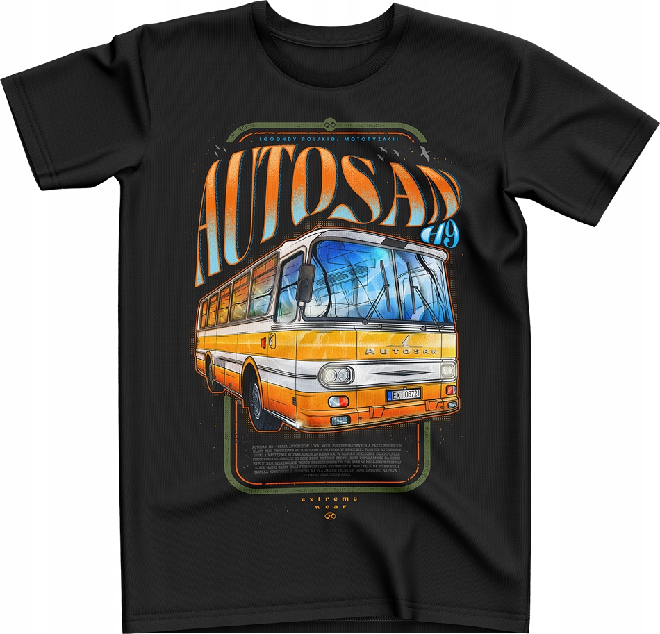 

Koszulka z autobusem Autosan H9 t-shirt r. 4XL