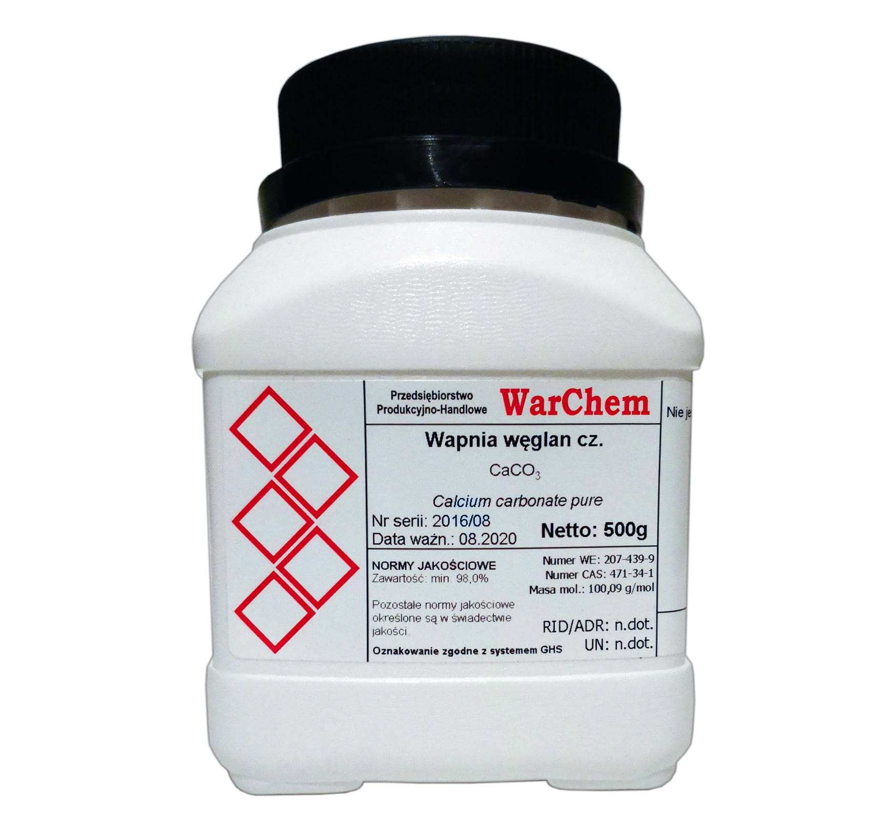

Węglan Wapnia 500g Warchem [59906]