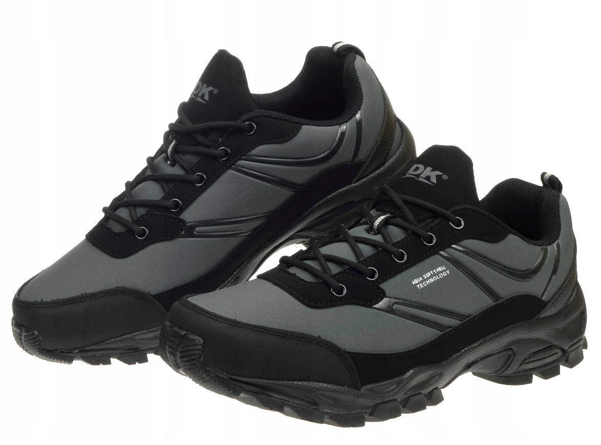 Buty Męskie Trekking DK FALCON SoftShell Grey 45 Zapięcie sznurowane