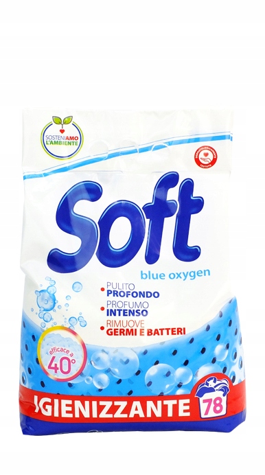 

Soft Blue Oxygen proszek do białego prania 78 prań