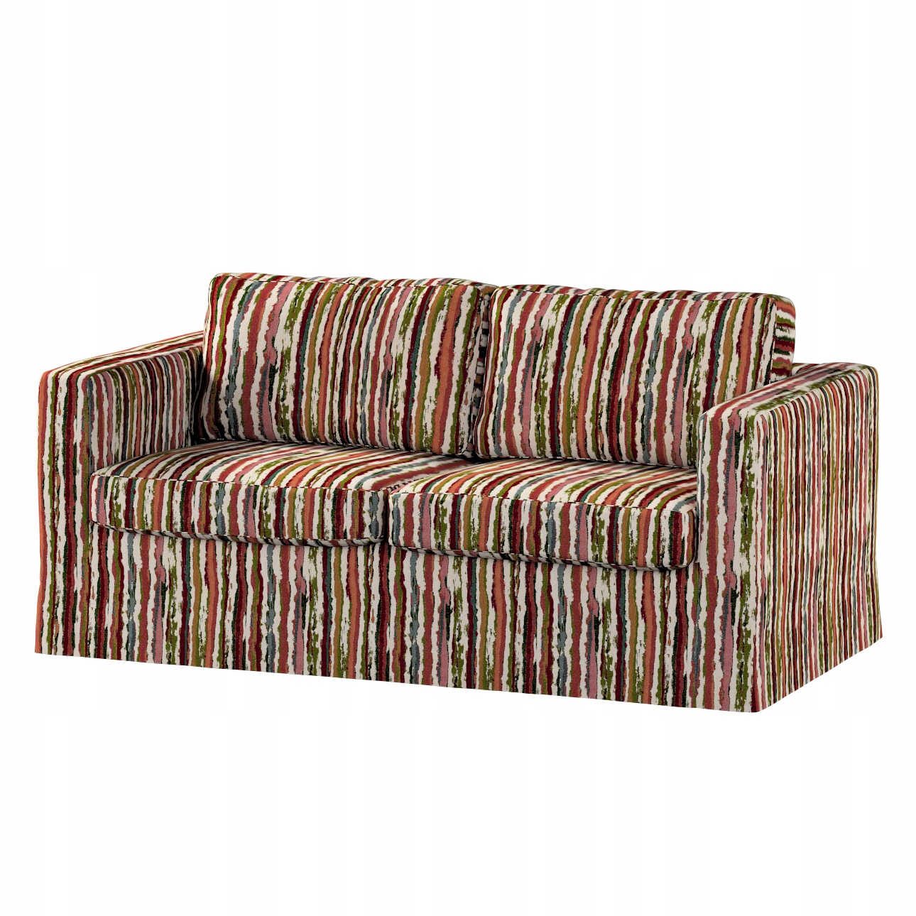 Poťah na 2-miestnu nerozkladaciu pohovku Karlstad Ikea, zelený