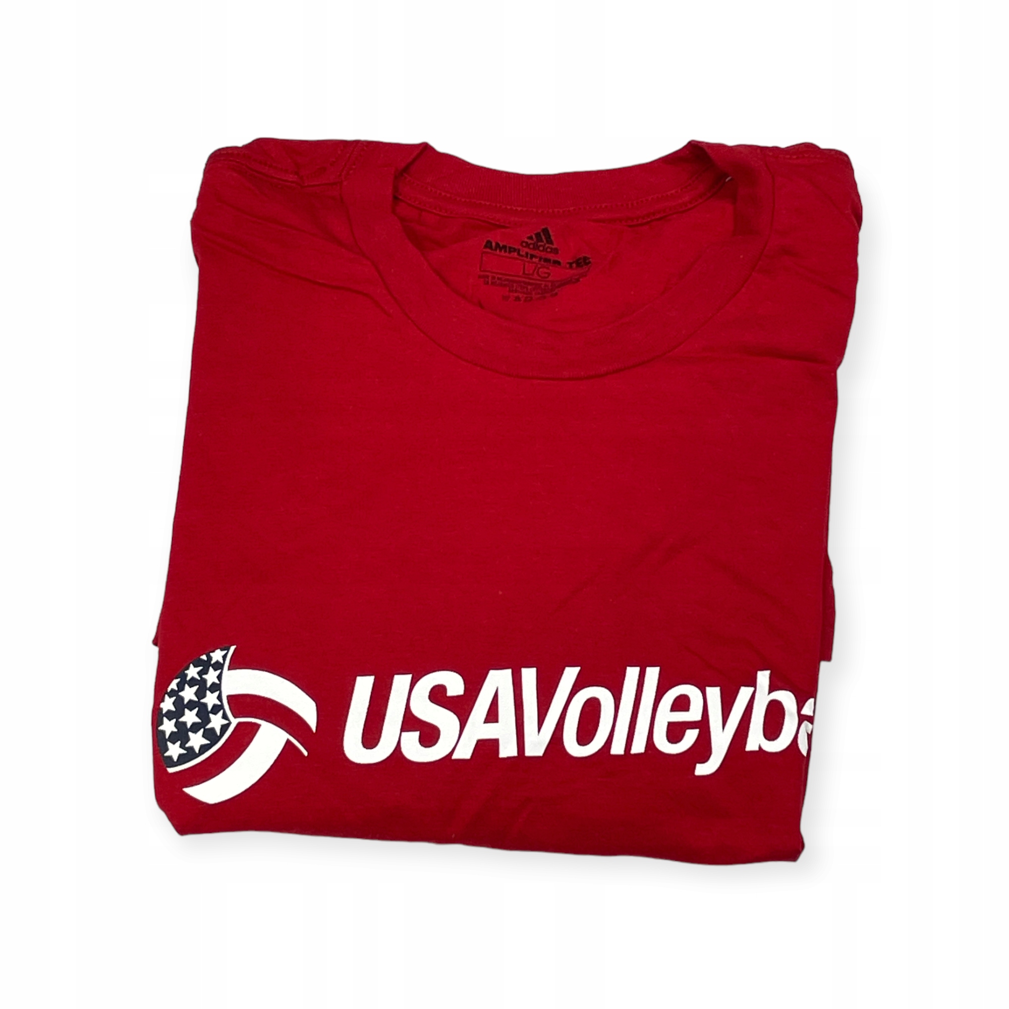 Koszulka męska czerwona ADIDAS USA VOLLEYBALL L Rozmiar L