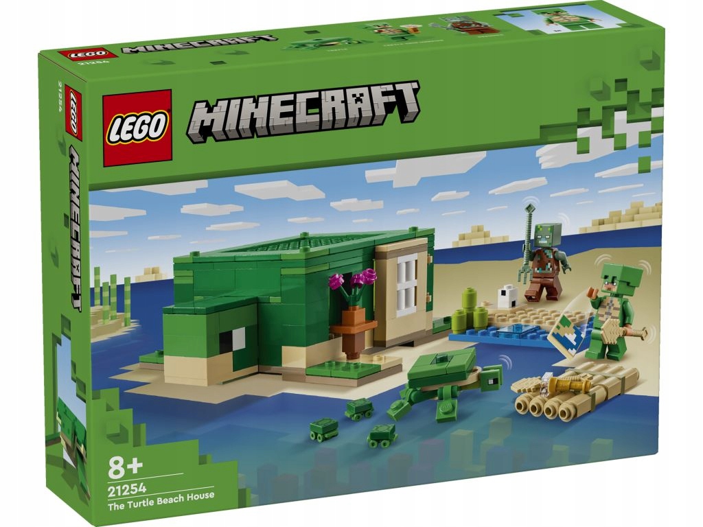 Lego 21254 Minecraft Domeček na pláži pro želvy
