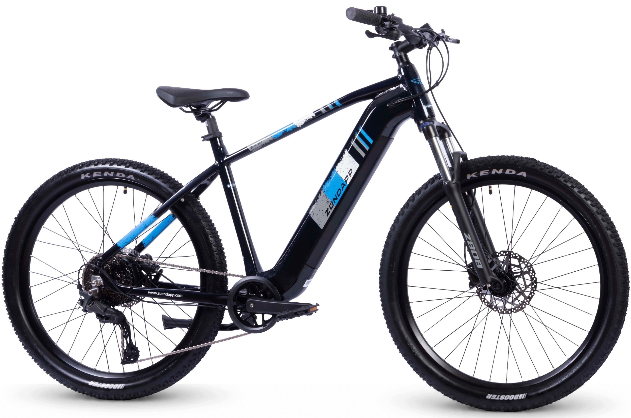 ZÜNDAPP E-Bike Mountainbike »Z808 650B«, MTB, 27,5 Zoll / 29 Zoll (ciemnoniebieski / 27,5 cala)