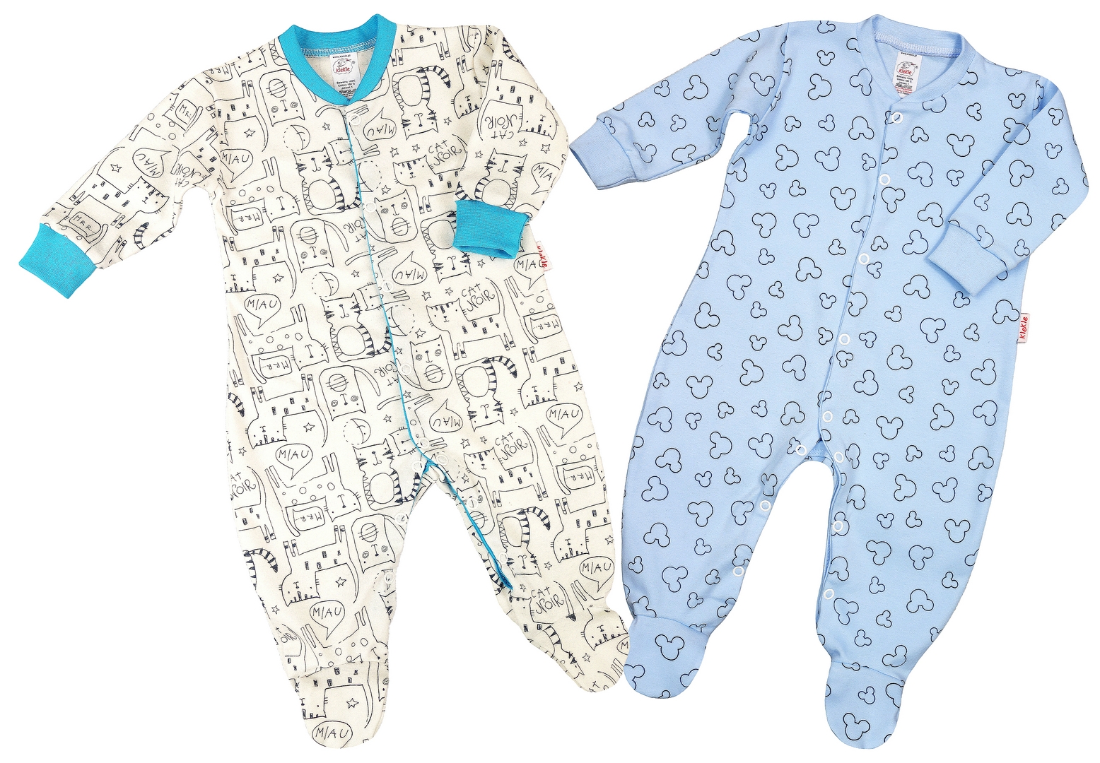 PAJAC rozpinany 2PAK Niebieski r 80 KLEKLE