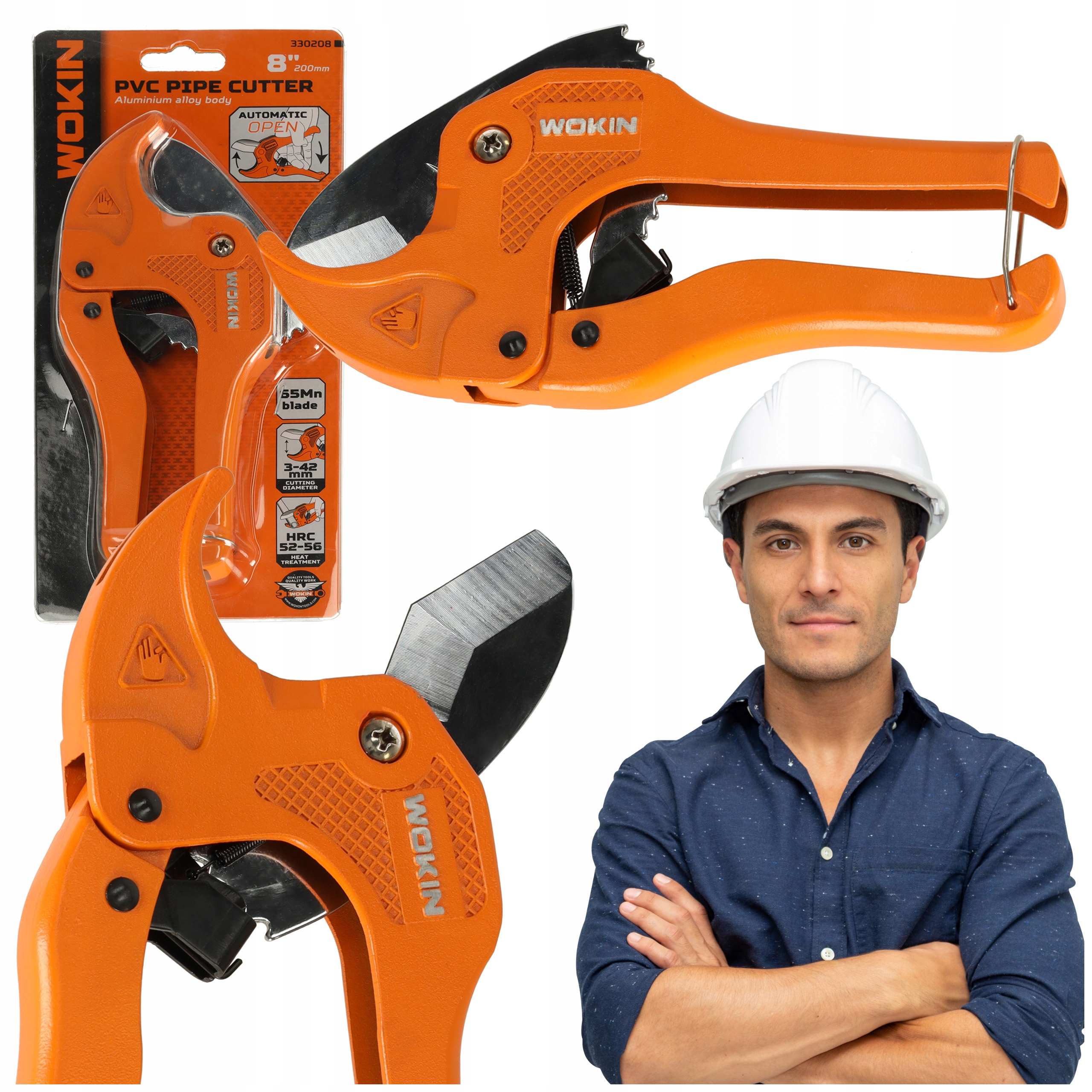 

Nożyce do rur Pcv obcinak średnica 3-42 mm Wokin