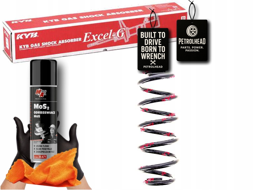 Pružina Zavěšení Přední L/p Pro Vozidla Bez Závěsu #Petrolhead Pro+ Kit1