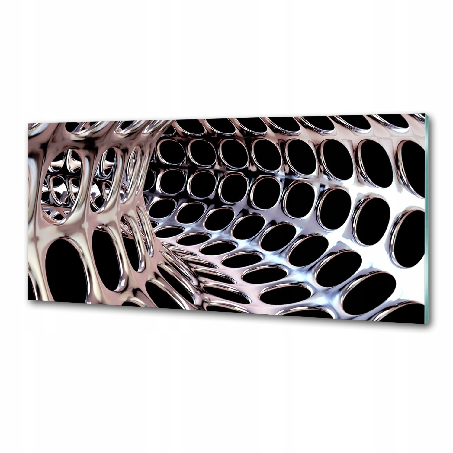 Panel do kuchyne Kovový tunel 125 x 50 cm Lepidlo