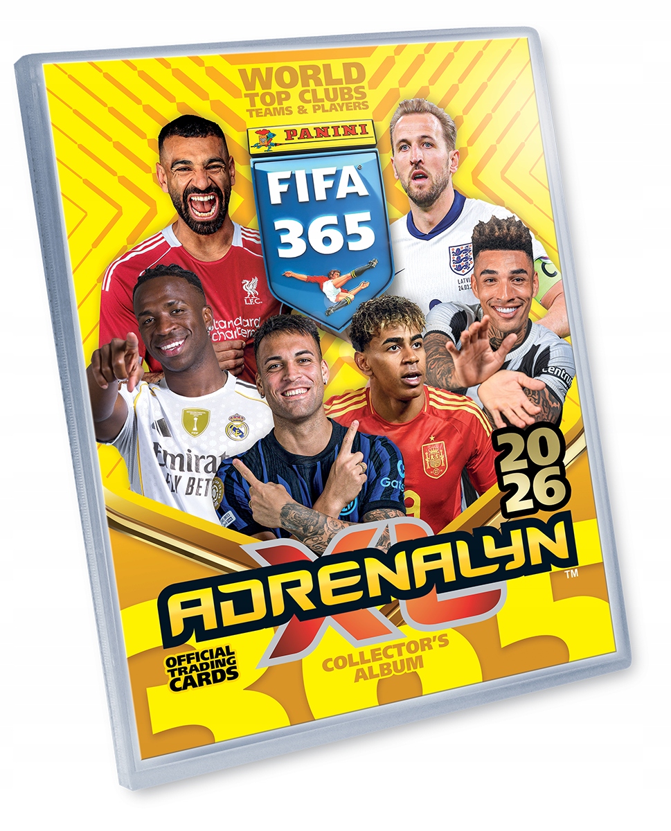 Panini Fifa 365 2026 Album Kolekcjonera na 540 Kart Piłkarskich