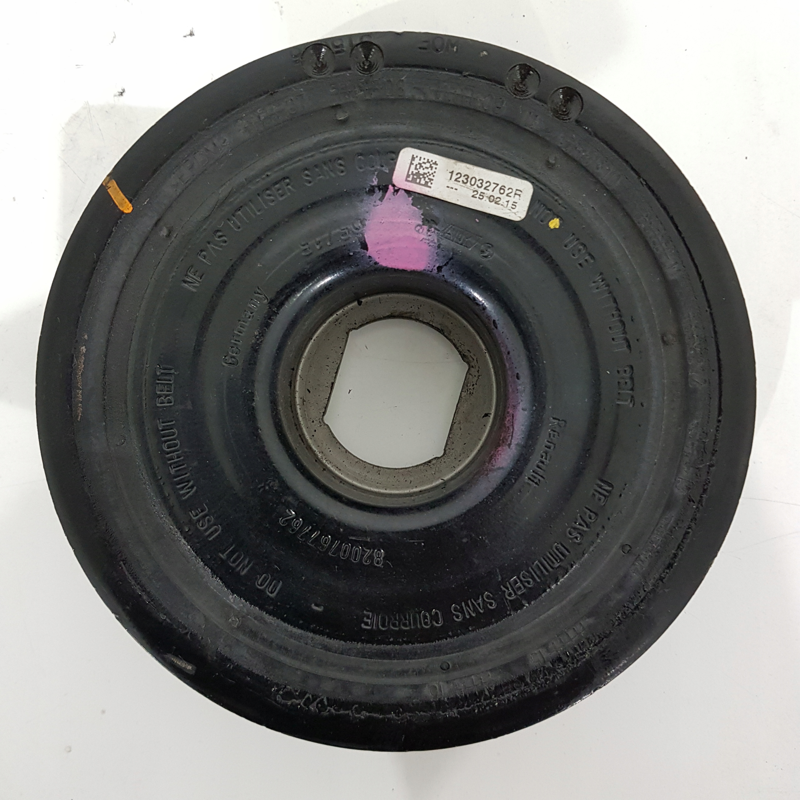 pulley RENAULT TRAFIC 1.6 DCI 123032762R
