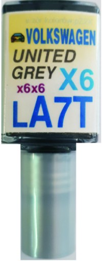 Zaprawka do rys 10ml Audi Vw Seat A7T LA7T X6 Szary United