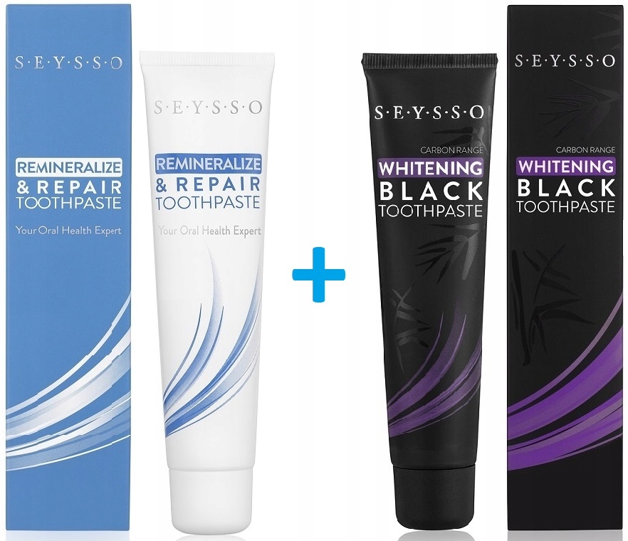 Zestaw past SEYSSO więgiel aktywny HYDROKSYAPATYT