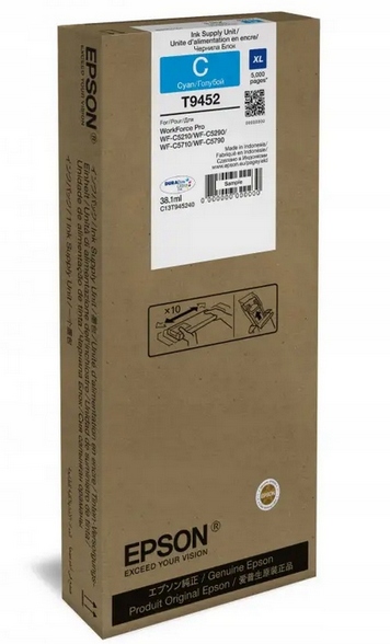 Tusz Epson T9452 C13T945240 Niebieski