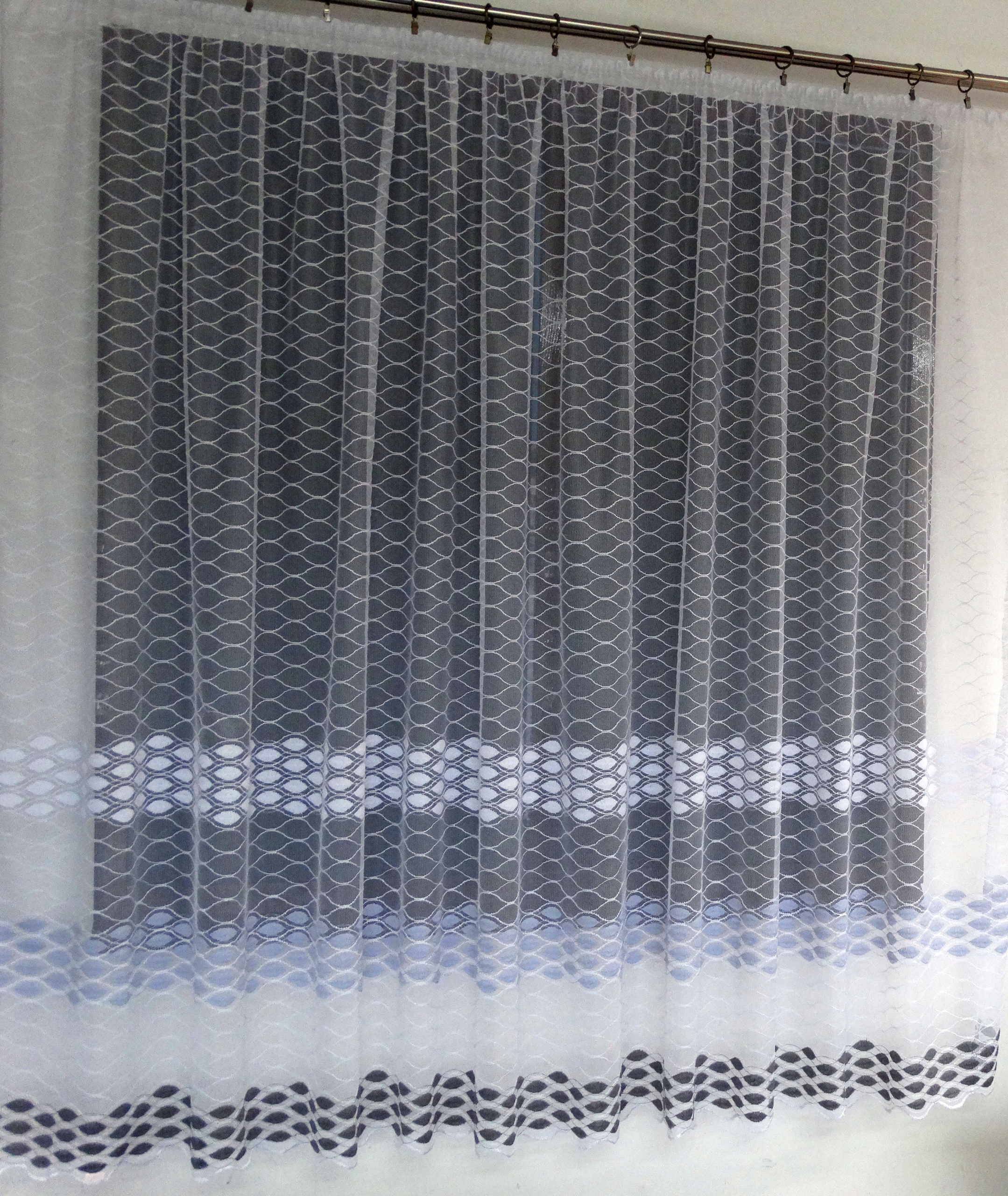 Mg Záclona Šedá 586/3 350X180 cm Hotová S Páskou M