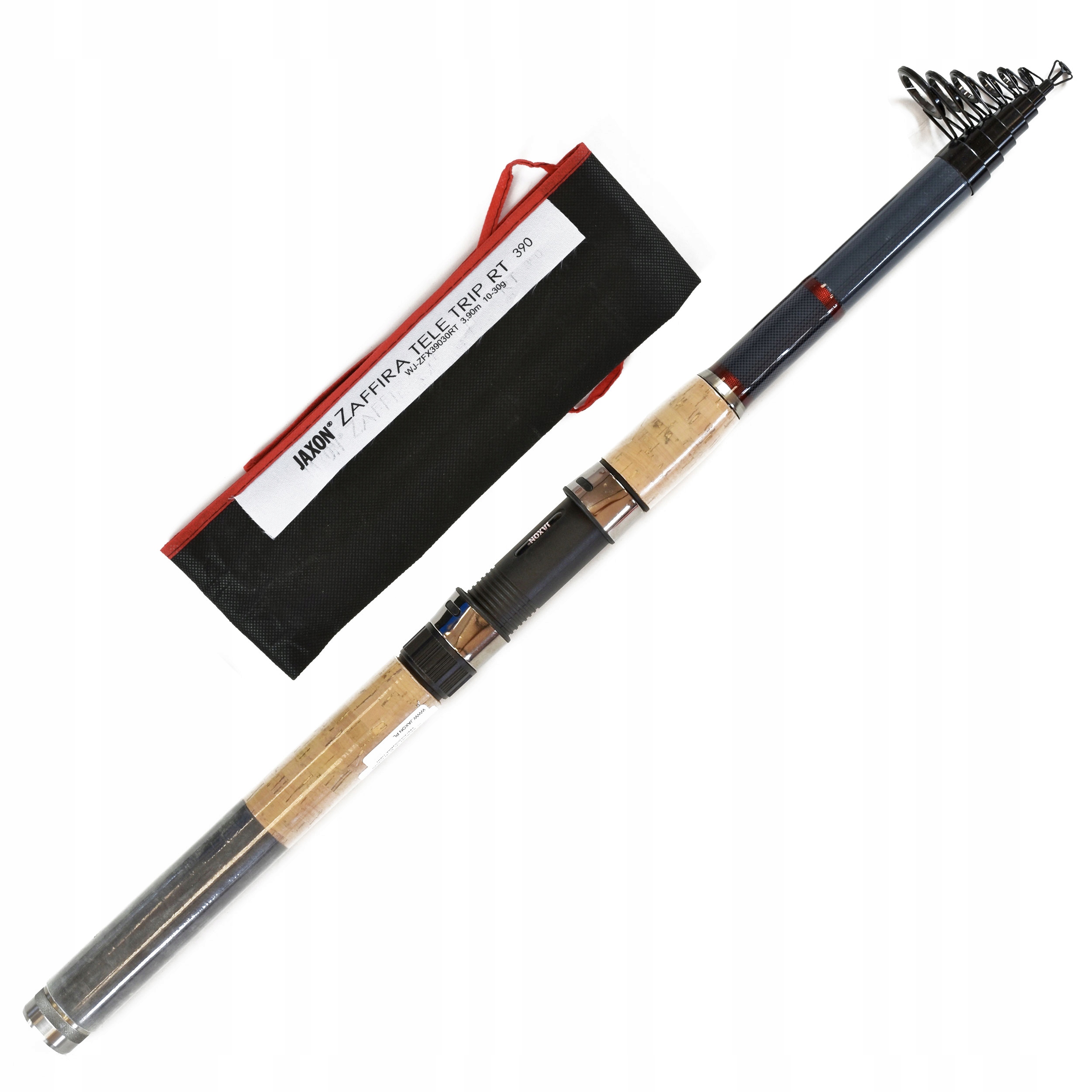 Wędka teleskopowa Jaxon Zaffira Tele Trip Rt 3.90m 10-30g połów rekreacyjny