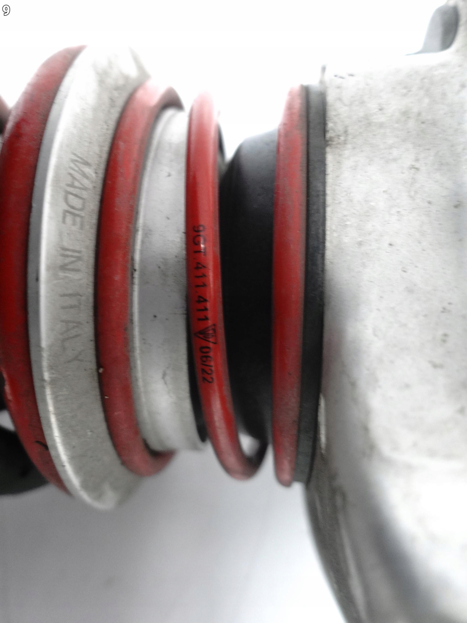 PORSCHE 911 992 GT3 9GT 21-24 shock absorber spring red right front