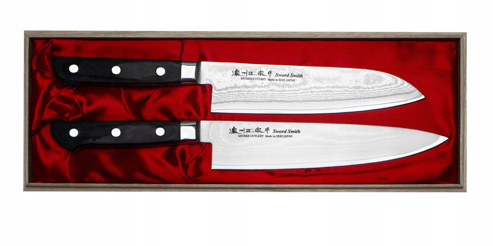Satake Cutlery Mfg Daichi Sada 2 nožov v drevenej krabičke