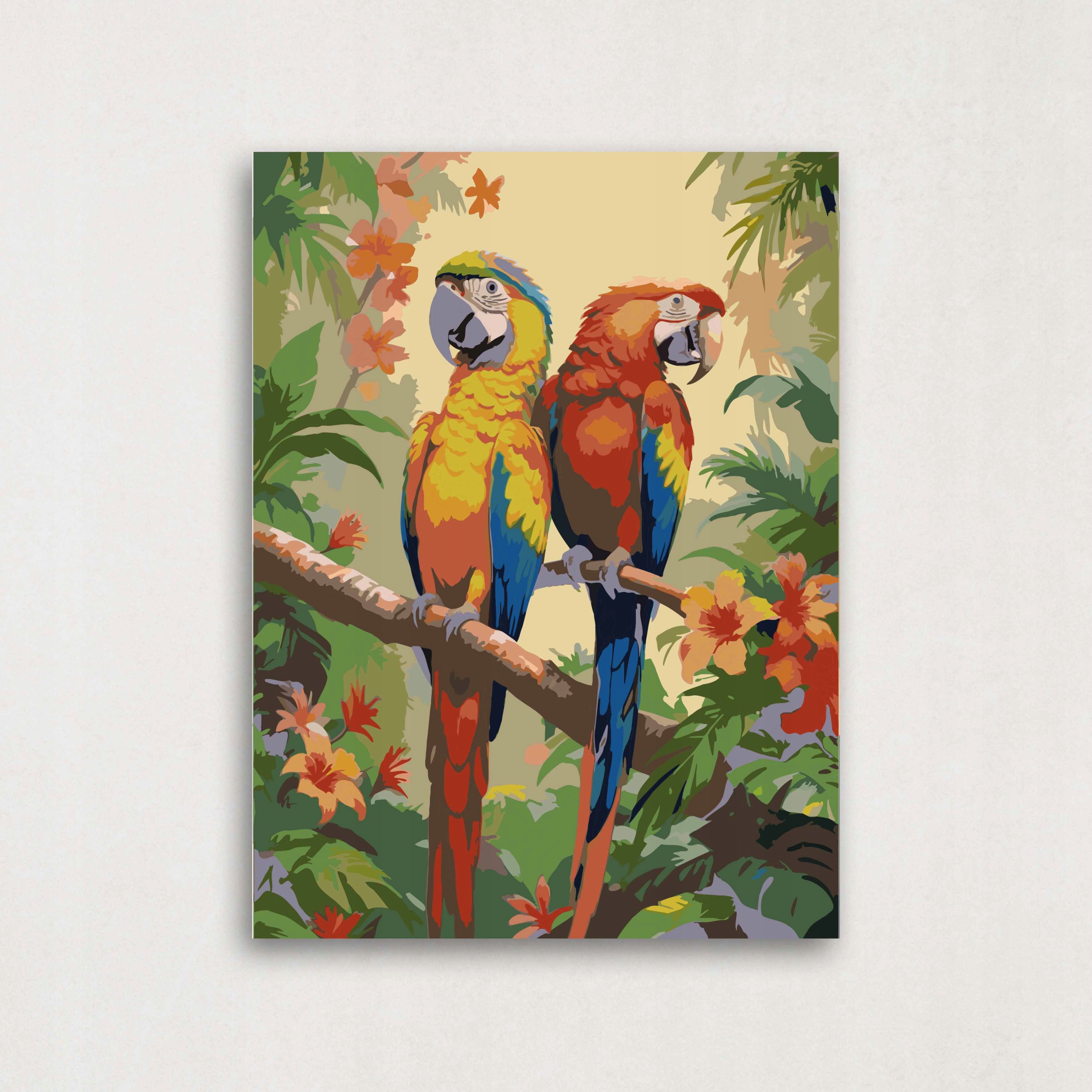 Malování podle čísel – Papoušci 50x70cm Make It Easy, produkt Pl