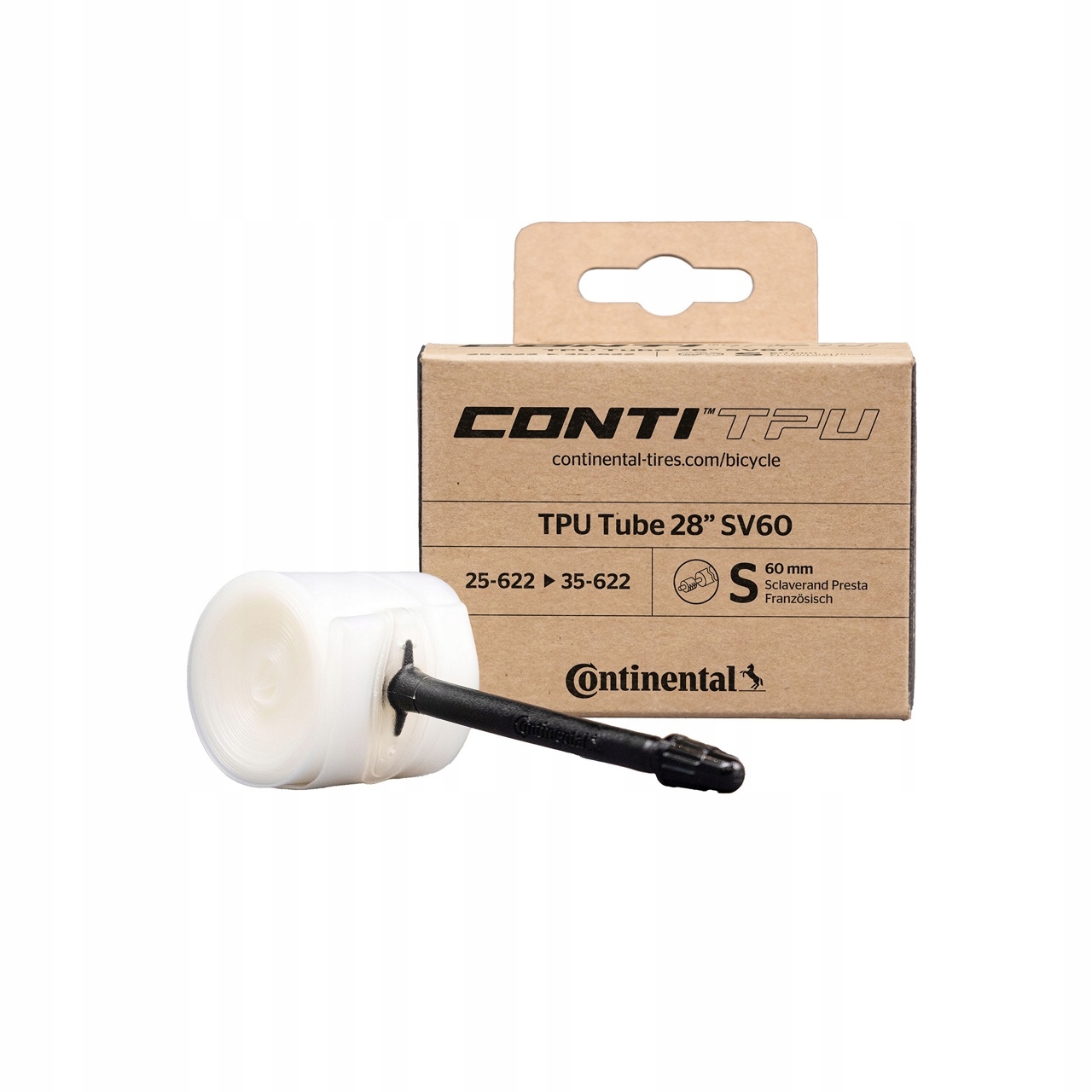Silniční cyklistická duše Continental Tpu 25-32x700 presta 60 mm 35 g