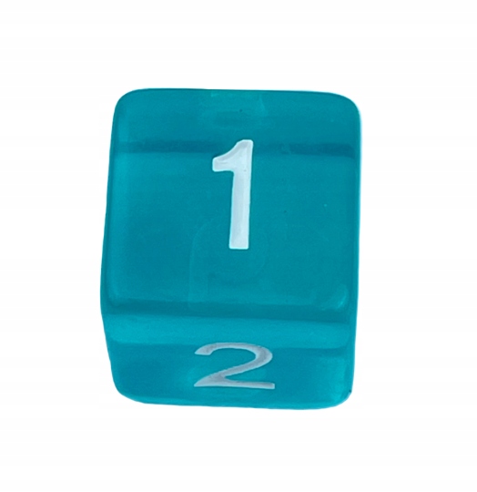 ZESTAW 5 KOSTEK K6 RPG ELFICKIE TERMY KOŚĆ SZEŚCIOŚCIENNA 1,6 CM Liczba ścian 6