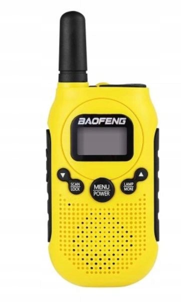 Krótkofalówki Baofeng BF-T6 Panda Żółte 2 szt. Pmr Vox Led
