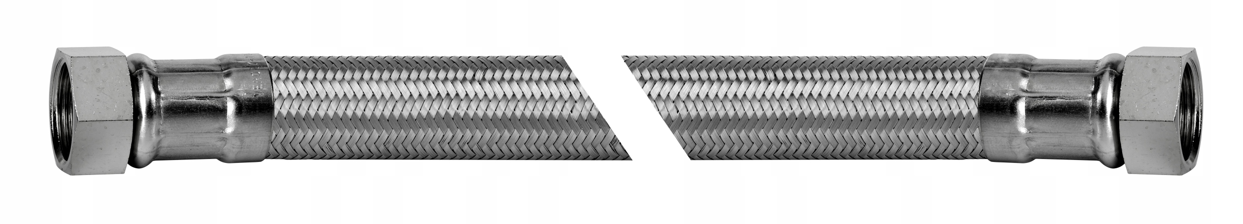 WĄŻ W OPLOCIE PRZYŁĄCZENIOWY GRUBY 1 CAL 80CM TERA