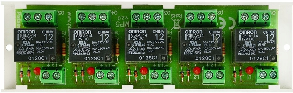 AWZ520 MP5 Moduł przekaźnikowy 12V 5x NO/NC Pulsar Marka inny