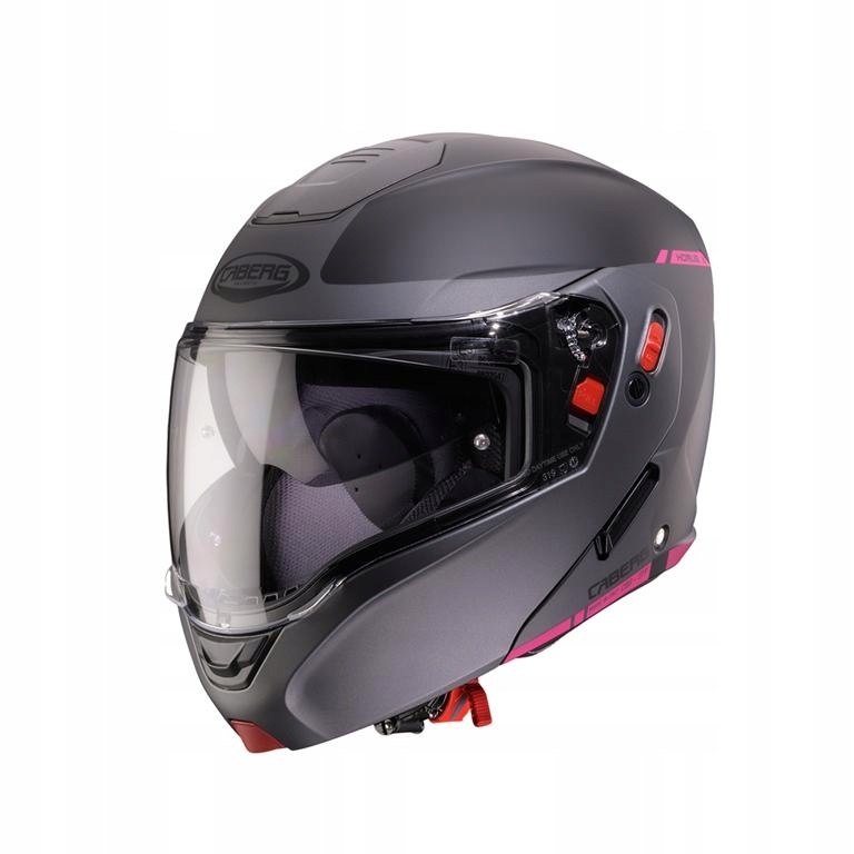Caberg Flip-up Čeľusťová Prilba Model Horus X Ray Čierna Matná/sivá/fuchsia (in