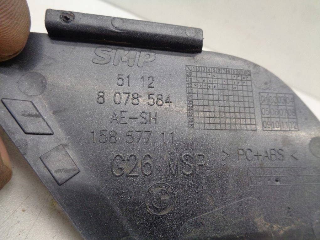BMW 4 G26 M PAKIET 20- towing hook cap rear