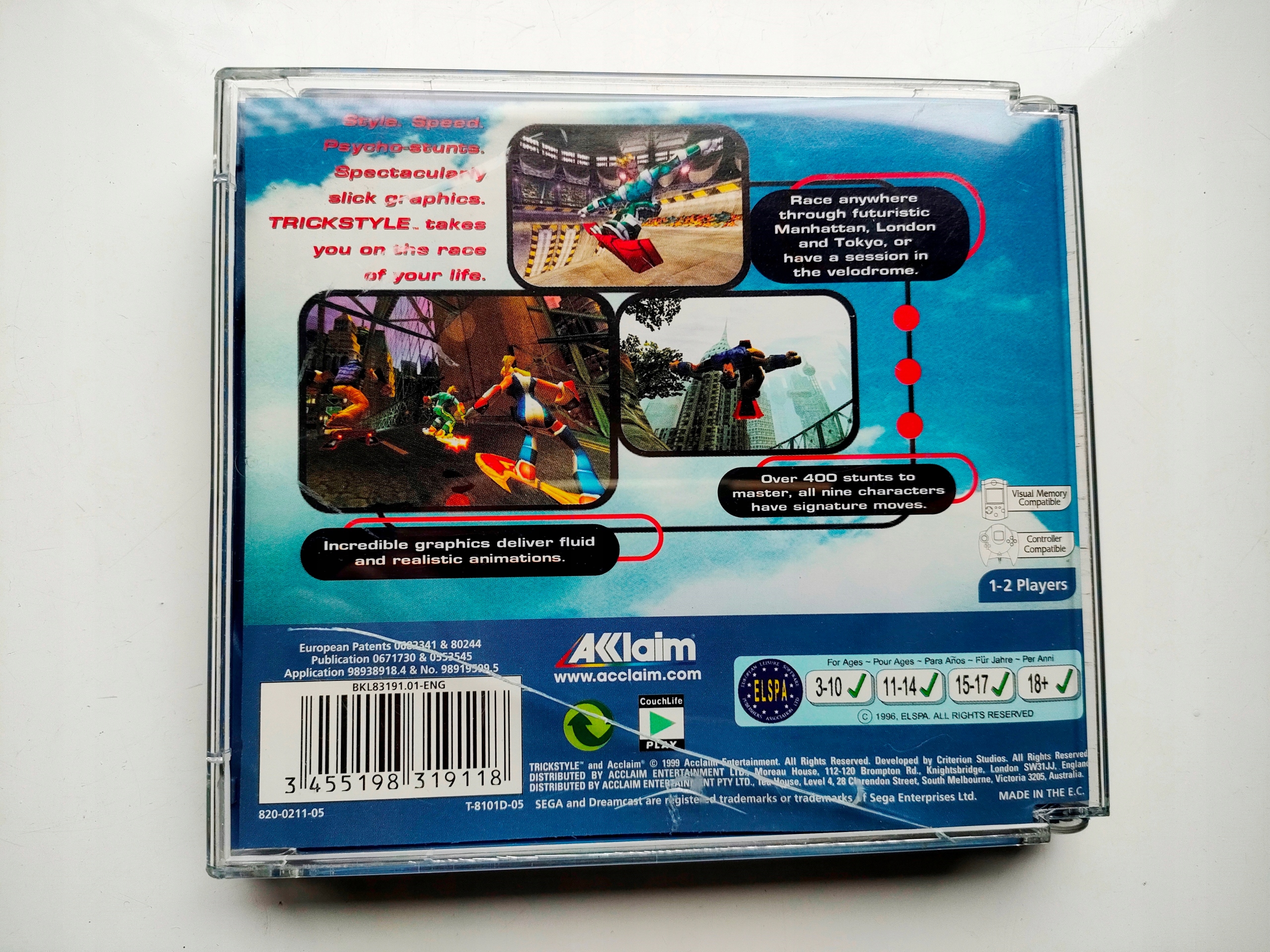 ****** TRICK STYLE SEGA DREAMCAST ***** 3xA Tematyka pozostałe