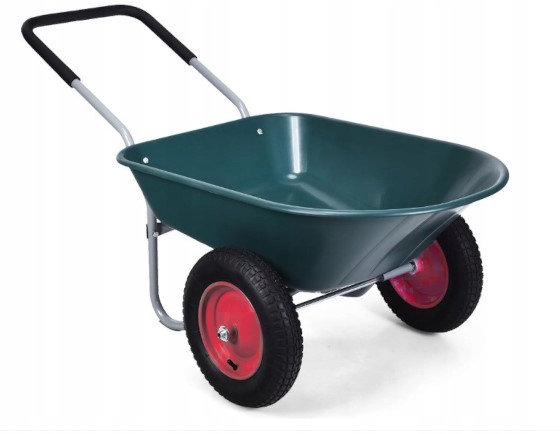 Taczka Wózek Plastik Plastikowa Lekka Ogrodowa 85L