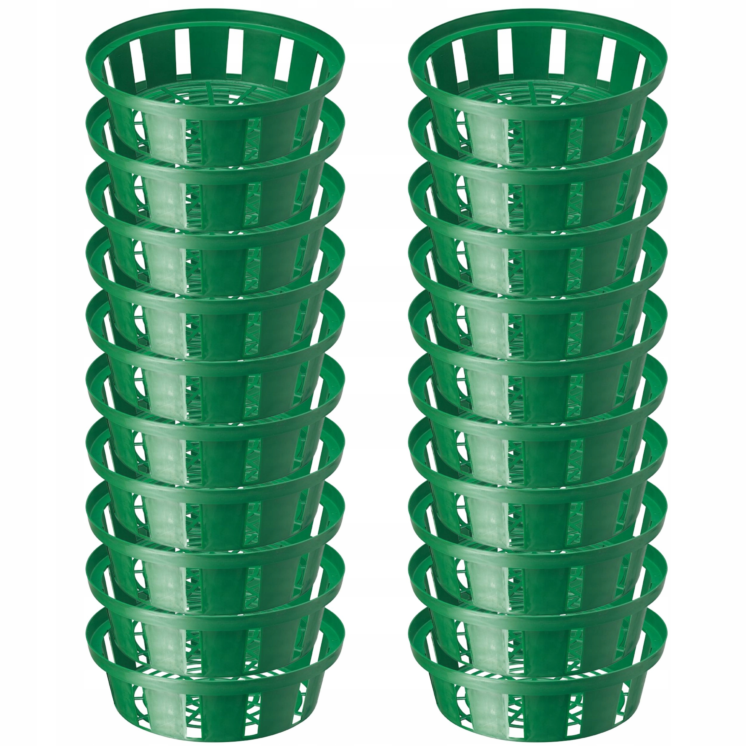 20 x kulatý košík na cibulky 30 cm Kryt na sázení