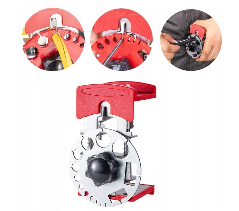 PRZENOŚNA OBIERACZKA DO KABLI UNIWERSALNY DRUT NOŻ+10 OSTRZA Nowość Marka bez marki